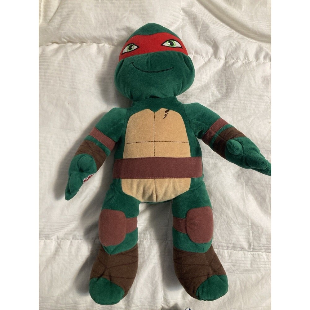 Build A Bear 2014 TMNT Raphael Plush Red Teenage Mutant Ninja Turtle BAB